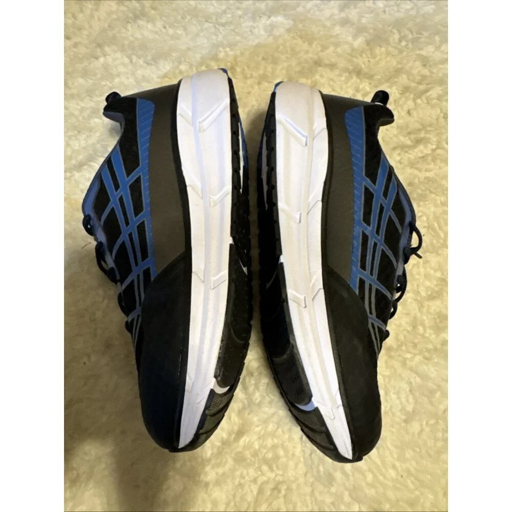 Propet Mens Sz 10.5W Ultra Black & Blue Sneakers Athletic Shoe NEW $130